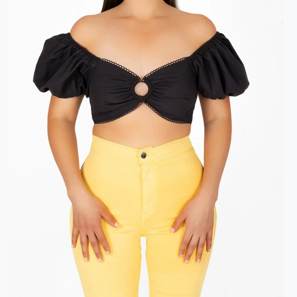 Abeja Miope Tie Top